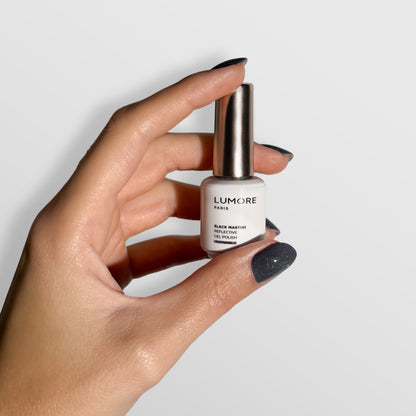 REFLECTIVE GEL POLISH, BLACK MARTINI